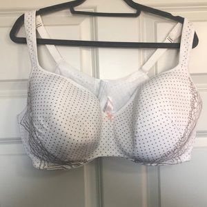 Lane Bryant cacique lightly line balconette underwire bra.  46DDD